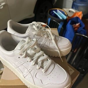 Asics White Platform Sneakers